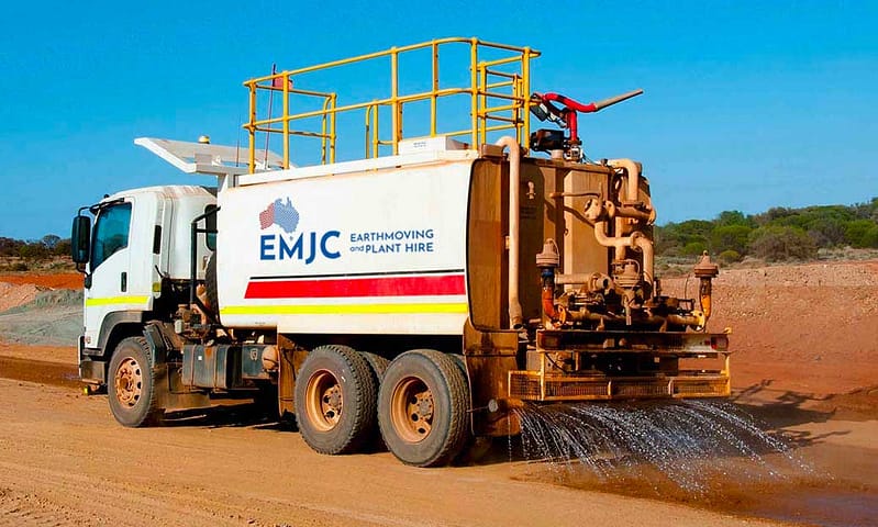 Emjc Water Trucks - EMJC Earthmoving & Plant Hire